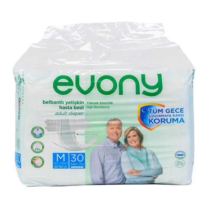 Evony Adult Diaper Medium 30 Units- 347078 ebuystt