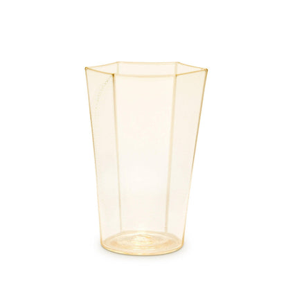 Hex Water Glass - Gold - L'OBJET