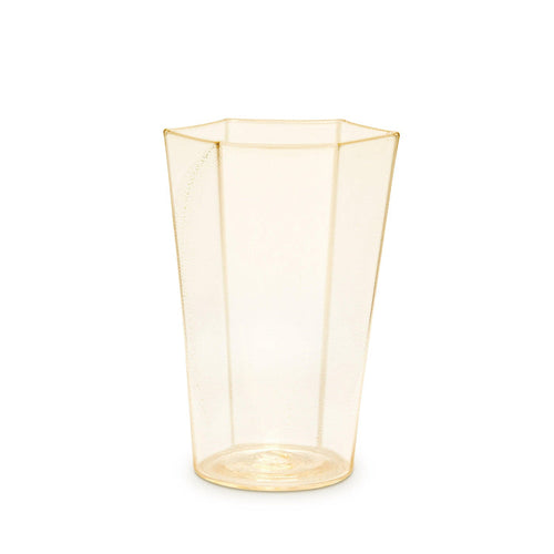 Hex Water Glass - Gold - L'OBJET