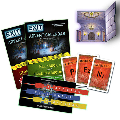 EXIT: The Game - Advent Calendar - The Magic of Christmas Games Thames & Kosmos