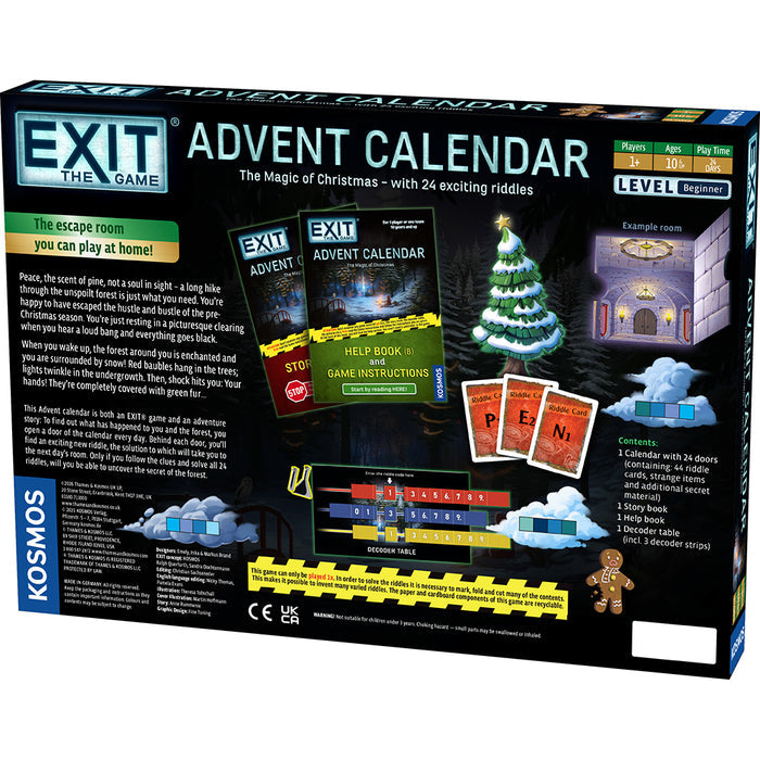 EXIT: The Game - Advent Calendar - The Magic of Christmas Games Thames & Kosmos