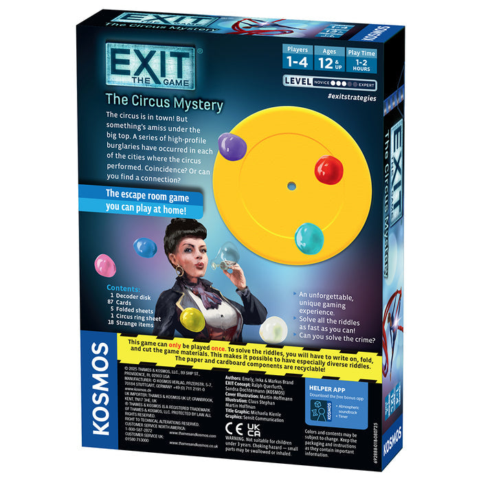 EXIT: The Game - The Circus Mystery Games Thames & Kosmos