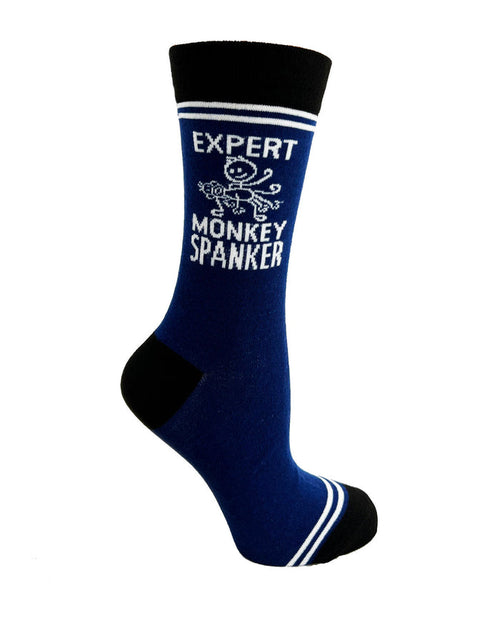 Expert Monkey Spanker - Hey Now Unisex Crew Socks
