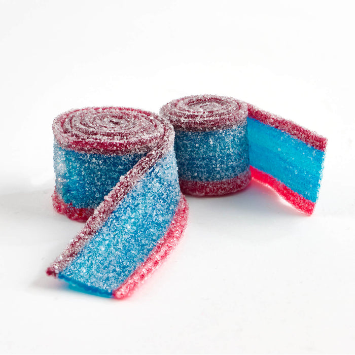 Extra sour blueberry and grape belts - 100g