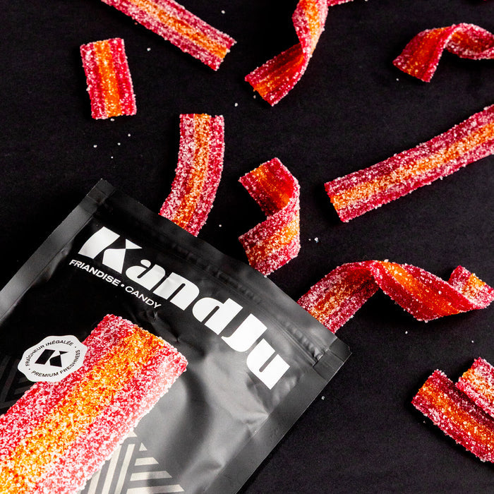 Extra sour mango belts - 100g