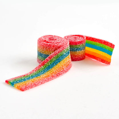 Extra sour rainbow belts - 100g