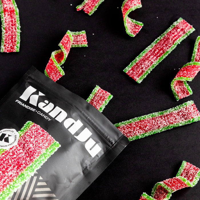 Extra sour watermelon belts - 100g