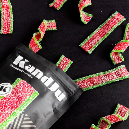 Extra sour watermelon belts - 100g