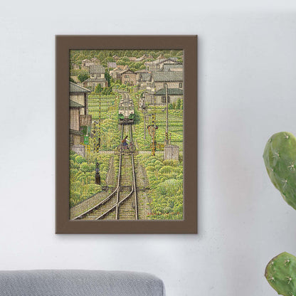 The train departs, and the memories settle — a perfect pause to a fleeting adventure.
