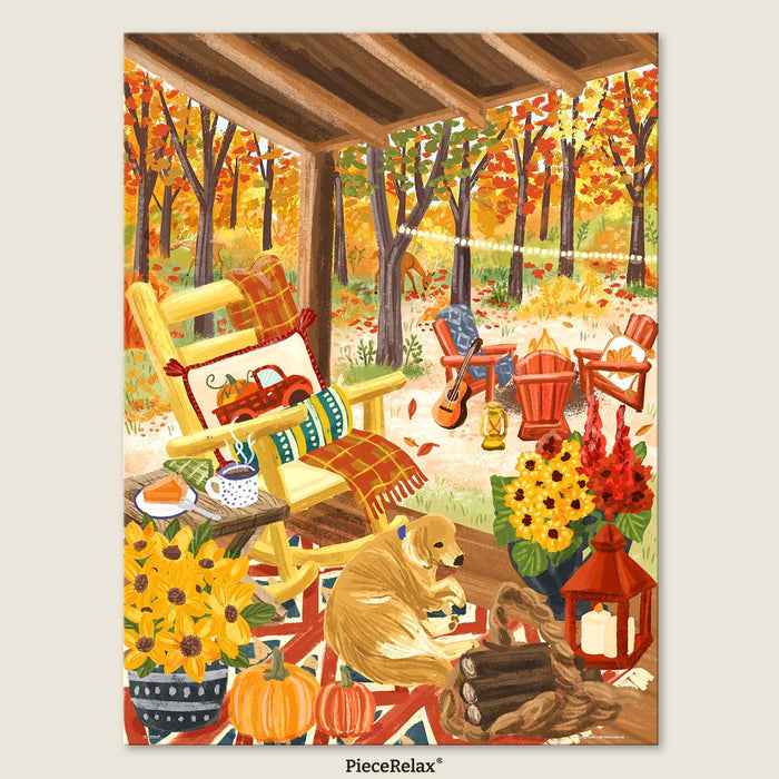 As you stroll down the autumn corridor, fiery reds and glowing oranges light your way.