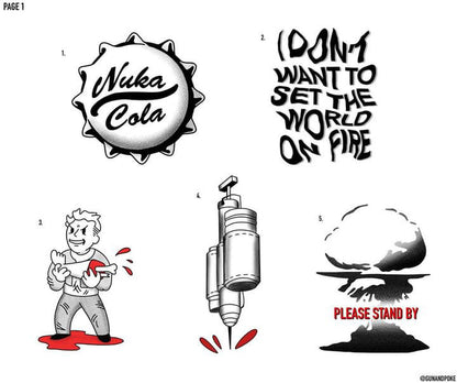 Fallout inspired designs by Amy