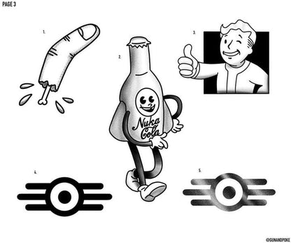 Fallout inspired designs by Amy
