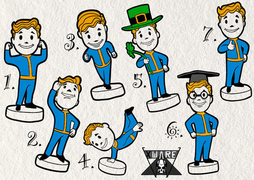 Fallout inspired designs by Emily