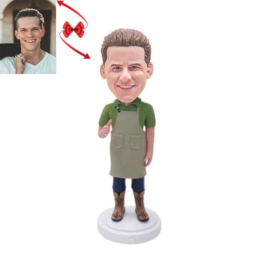 Farm Cowboy Custom Bobblehead