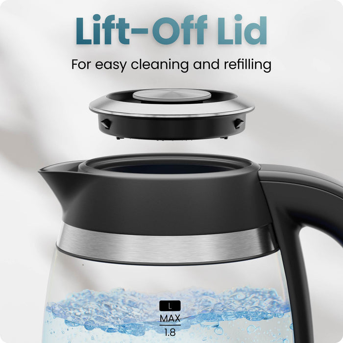 Fast-Boil™ 1.8L Electric Kettle w/ Tea Infuser
