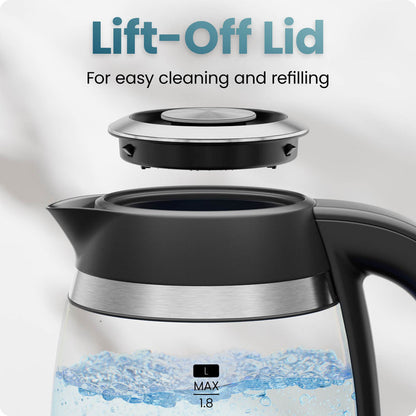 Fast-Boil™ 1.8L Electric Kettle w/ Tea Infuser