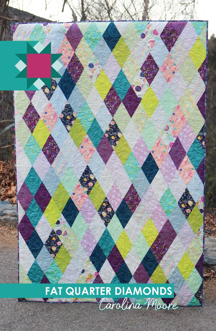 Fat Quarter Diamonds - Digital Download