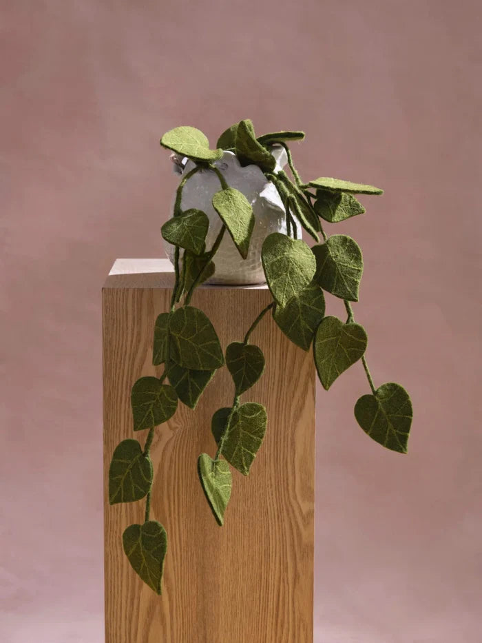 Felt Succulent Branches - Green