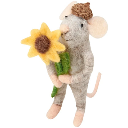Felt Sunflower Mouse