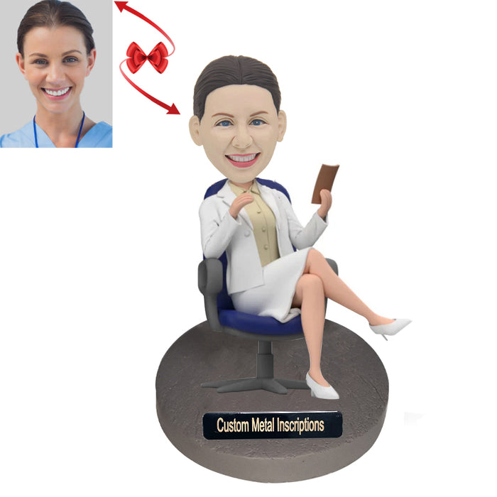 Female Elite in the Workplace Custom Bobblehead