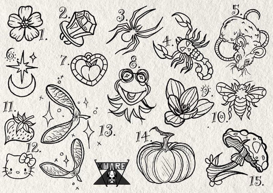 Fine Line and Illustrative inspired designs by Emily