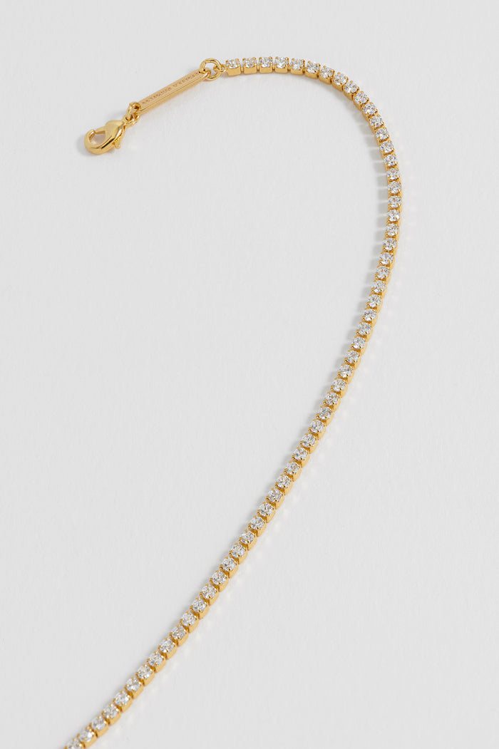 Fine Tennis Chain Necklace