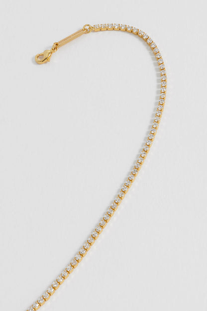 Fine Tennis Chain Necklace