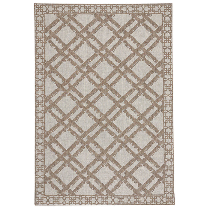 Finesse-Bamboo Trellis Barley Machine Mad Rectangle image