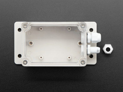 Flanged Weatherproof Enclosure With PG-7 Cable Glands by The Pi Hut - The Pi Hut