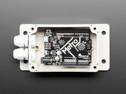 Flanged Weatherproof Enclosure With PG-7 Cable Glands by The Pi Hut - The Pi Hut