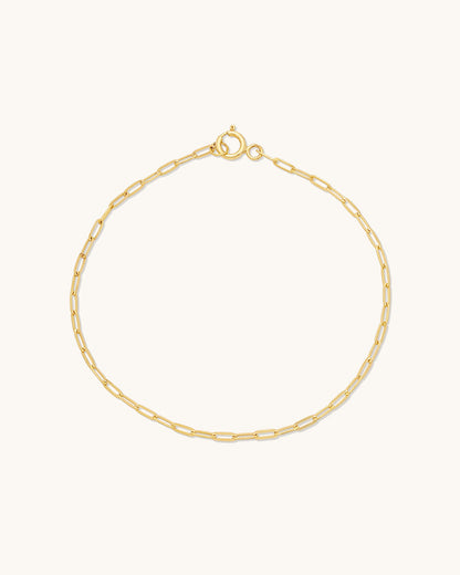 Flat Drawn Cable Bracelet
