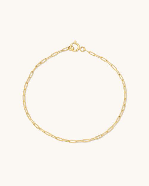Flat Drawn Cable Bracelet