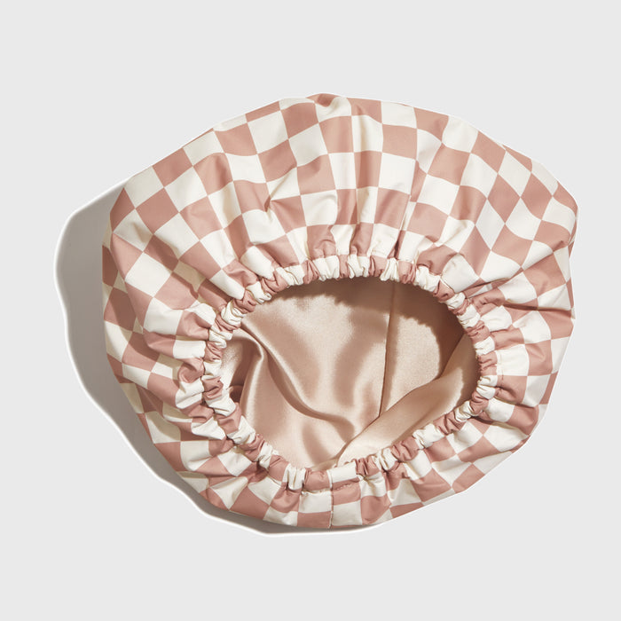 Kitsch XL Hair Towel Wrap detail showing absorbent microfiber and button closure