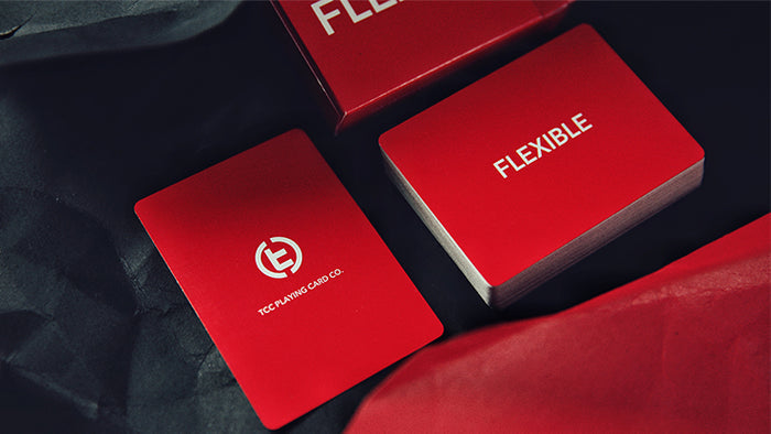 FLEXIBLE (Red) Playing Cards by TCC Playing Card Co.