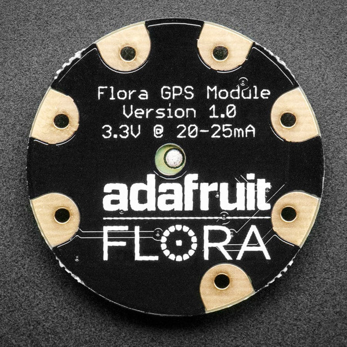 Flora Wearable Ultimate GPS Module by Adafruit - The Pi Hut