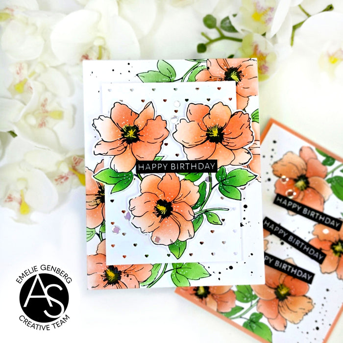 Floral Trio Press+Hot foil Plate