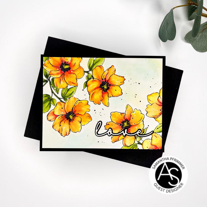 Floral Trio Press+Hot foil Plate