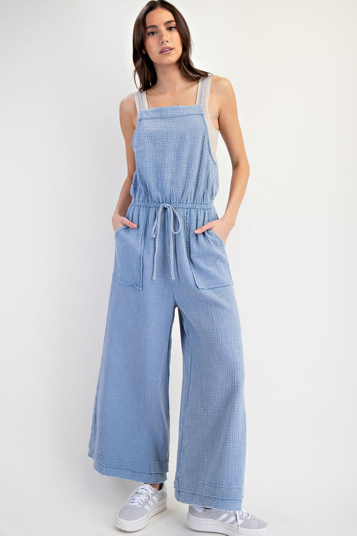 Fly As Me Cotton Gauze Jumpsuit