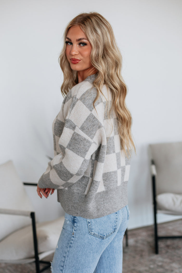 Flynn Checkered Sweater