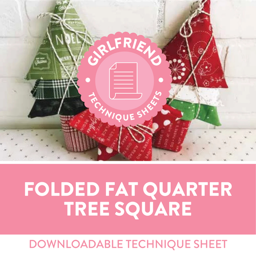 Folded Fat Quarter Tree Star (Download)