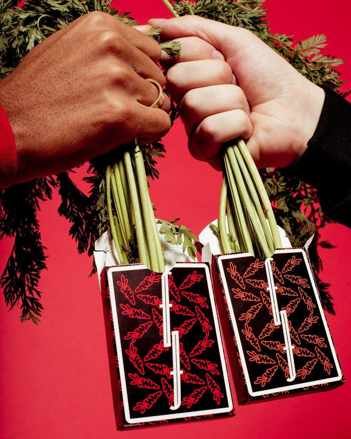 Fontaine Carrots V3 RED Playing Cards by Fontaine