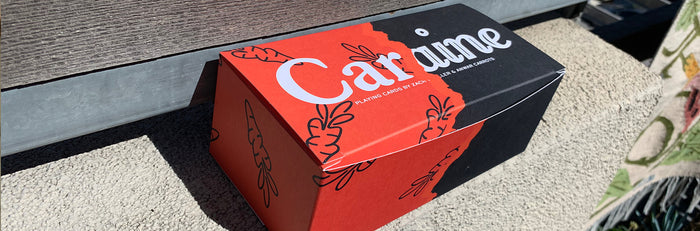 Fontaine Carrots V3 RED Playing Cards by Fontaine