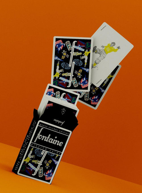 Fontaine Guess Stickers Playing Cards by Fontaine