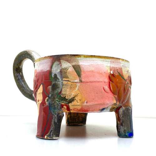 Footed soup bowl