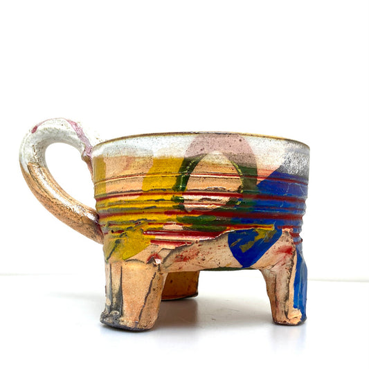 Footed soup bowl
