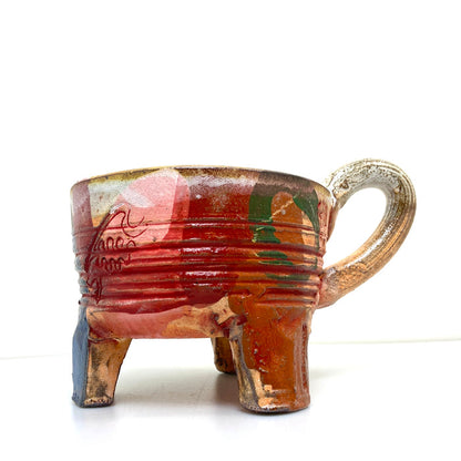 Footed soup bowl