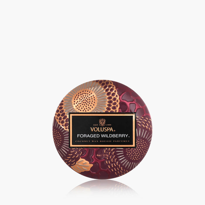Foraged Wildberry - Mini Tin Candle