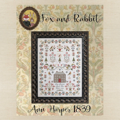 Fox and Rabbit - Ann Harper 1839 - Booklet Chart IH and/or Roxy Floss Conversion