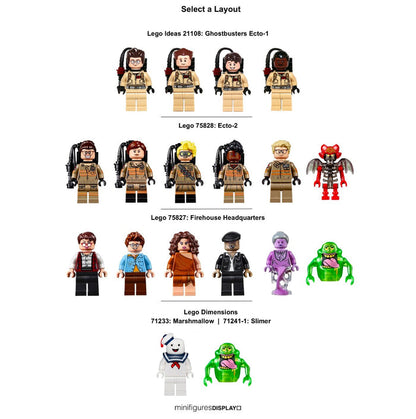 Frame for Lego Ghostbusters Minifigures