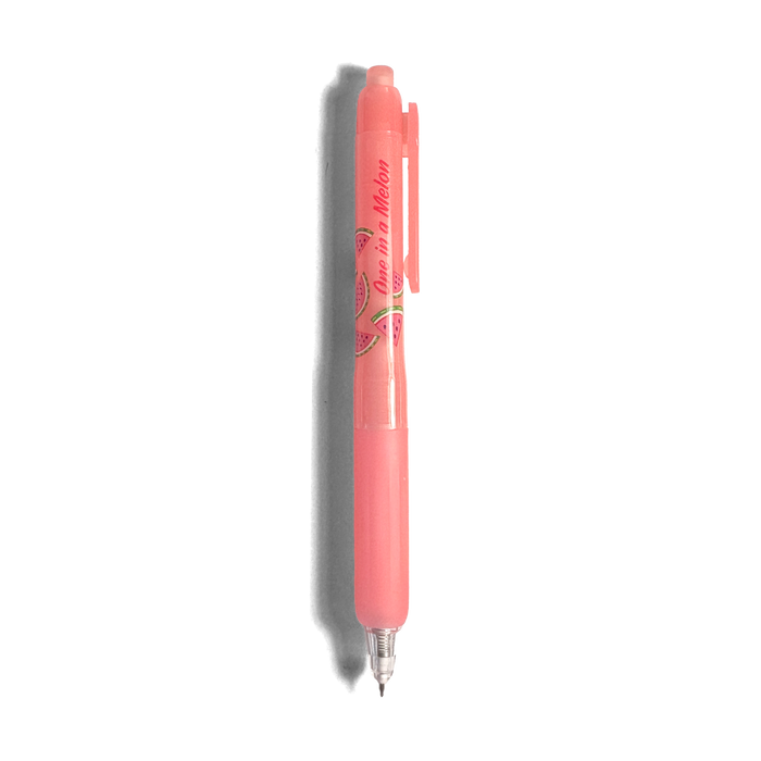 Fresh Squeezed Fruit Scented Gel Pen - Black Ink - Watermelon